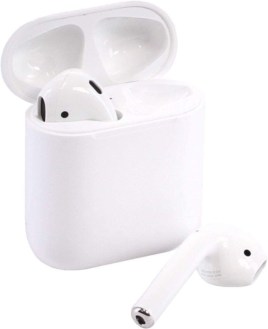 Apple Airpods 2 with Charging Case - White (Renewed)