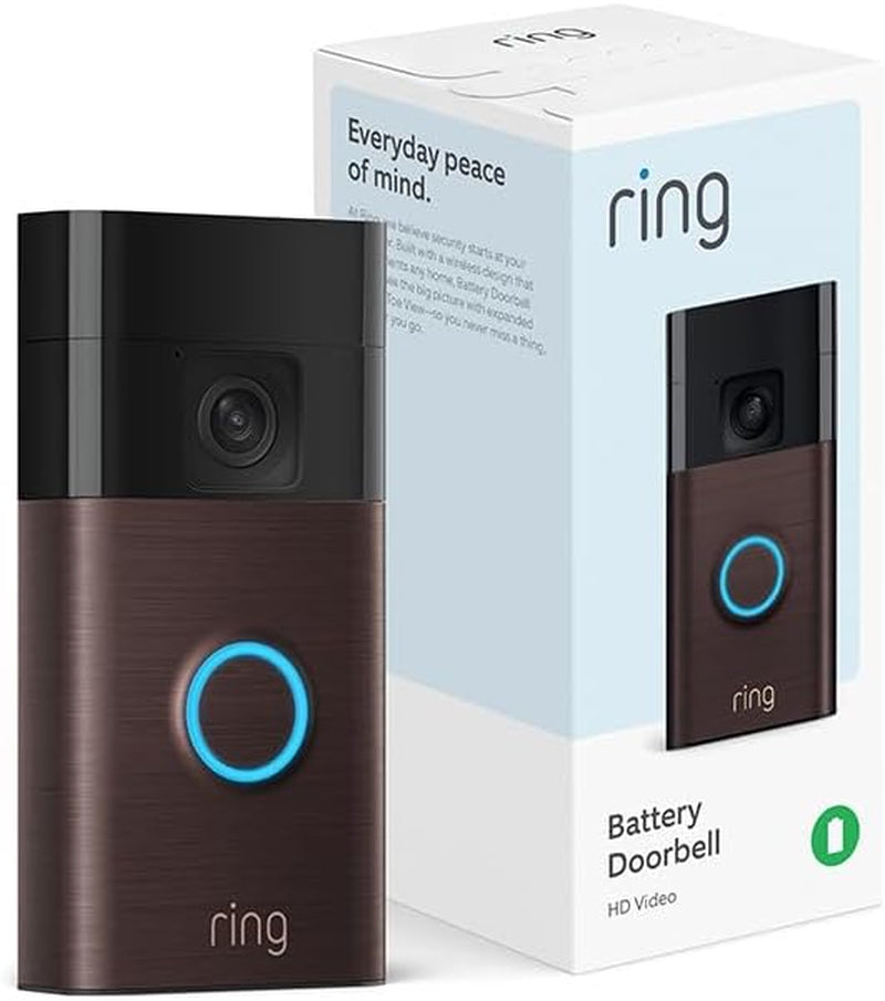 All-New  Battery Doorbell, Head-To-Toe Video, Live View with Two-Way Talk, and Motion Detection & Alerts (2024 Release), Venetian Bronze