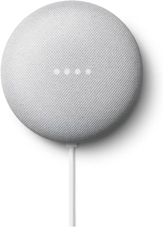 Nest Mini 2Nd Gen - Bluetooth Speaker with English and Muliti Language Compatibility for Use Anywhere (Light Gray)