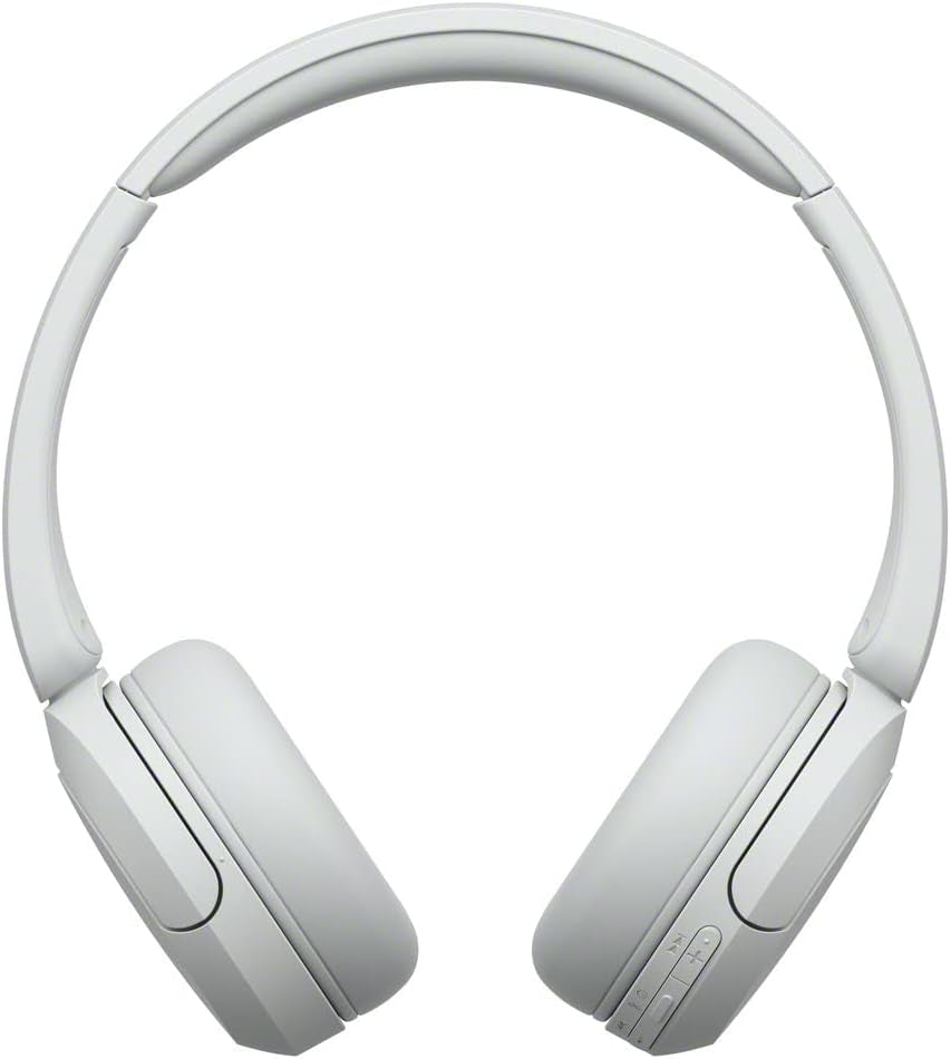 WH-CH520 Wireless Headphones Bluetooth On-Ear Headset with Microphone, White