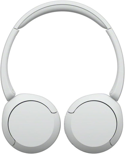 WH-CH520 Wireless Headphones Bluetooth On-Ear Headset with Microphone, White