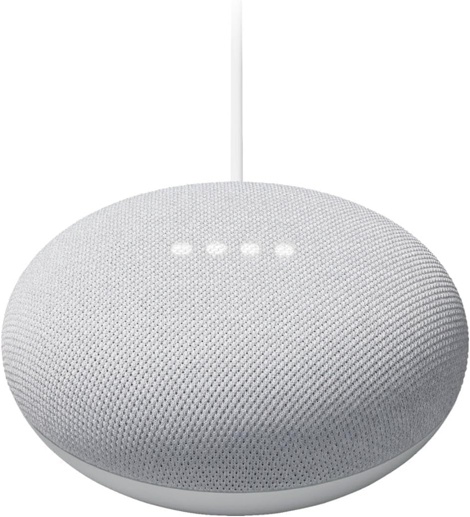 Nest Mini 2Nd Gen - Bluetooth Speaker with English and Muliti Language Compatibility for Use Anywhere (Light Gray)